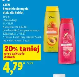 Lidl Smoothie do mycia ciała dla kobiet Cien oferta