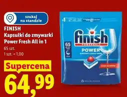 Lidl Kapsułki do zmywarki Finish Power Fresh All in 1 oferta