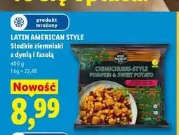 Lidl Słodkie ziemniaki z dynią i fasolą Latin American Style oferta