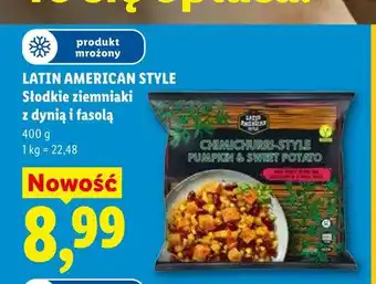 Lidl Słodkie ziemniaki z dynią i fasolą Latin American Style oferta