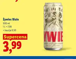 Lidl Piwo Żywiec Białe oferta