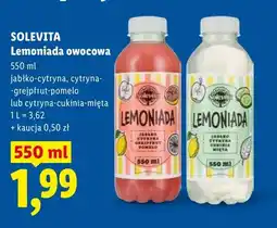 Lidl Lemoniada owocowa Solevita jabłko-cytryna oferta