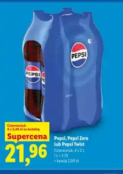 Lidl Napój gazowany Pepsi 4-pak oferta