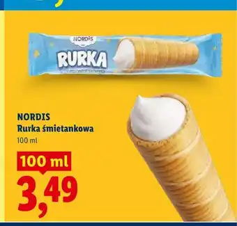 Lidl Rurka śmietankowa Nordis oferta