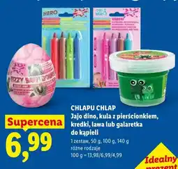 Lidl Jajo dino do kąpieli Chlapu Chlap oferta