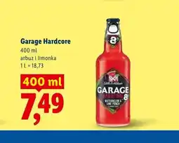 Lidl Piwo Garage Hardcore arbuz i limonka oferta