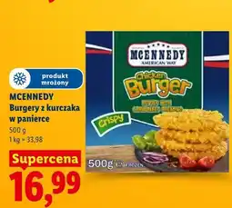 Lidl Burgery z kurczaka w panierce MCENNEDY oferta