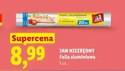 Lidl Folia aluminiowa tłoczona 20m Jan Niezbędny oferta