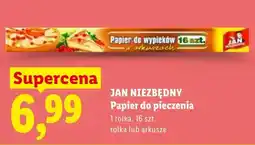 Lidl Papier do pieczenia w rolce Jan Niezbędny oferta
