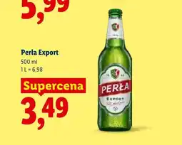 Lidl Piwo Perła Export oferta