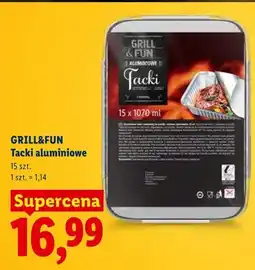 Lidl Tacki aluminiowe GRILL&FUN 15-pak oferta
