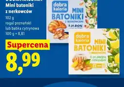 Lidl Mini batoniki z nerkowców rogal poznański Dobra Kaloria oferta