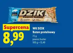 Lidl Baton proteinowy peanut butter WK Dzik oferta