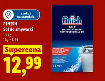 Lidl Sól do zmywarki Finish oferta