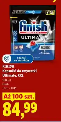 Lidl Kapsułki do zmywarki Finish Ultimate XXL fresh oferta