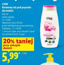 Lidl Kremowy żel pod prysznic dla kobiet Cien oferta