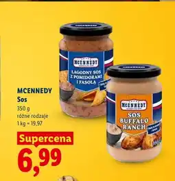 Lidl Łagodny sos z pomidorami i fasolą MCENNEDY oferta