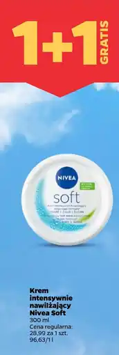 Netto Krem intensywnie nawilżający Nivea Soft oferta