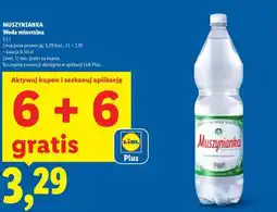 Lidl MUSZYNIANKA Woda mineralna oferta