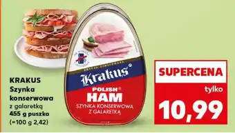 Kaufland KRAKUS Szynka konserwowa z galaretką oferta
