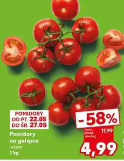 Kaufland Pomidory na gałązce luzem 1 kg oferta