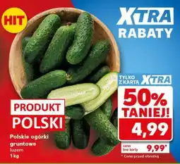Kaufland Polskie ogórki gruntowe luzem 1kg oferta