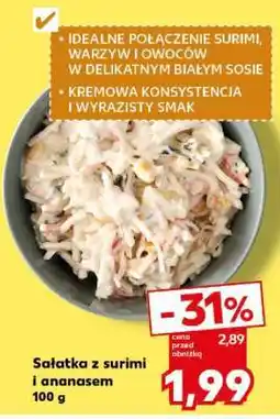Kaufland Sałatka z surimi i ananasem 100 g oferta