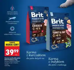 Biedronka Karma sucha dla psów Brit Premium, 3 kg oferta
