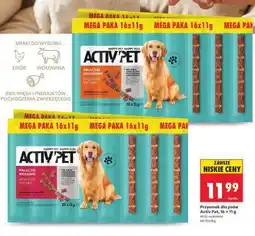 Biedronka Przysmak dla psów Activ Pet, 16 x 11 g oferta