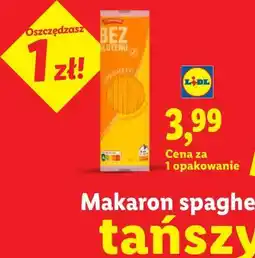 Lidl Makaron spaghetti bez glutenu Combino oferta