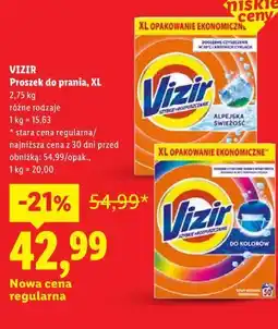Lidl Proszek do prania, XL VIZIR oferta