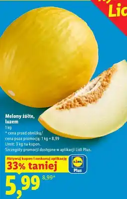 Lidl Melony żółte, luzem oferta