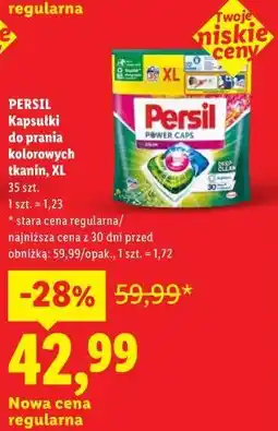 Lidl Kapsułki do prania kolorowych tkanin, XL PERSIL oferta