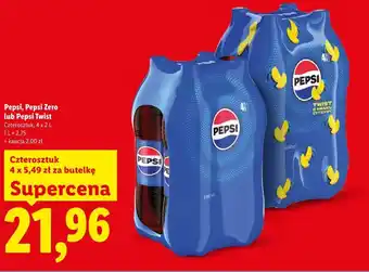 Lidl Pepsi, Pepsi Zero lub Pepsi Twist oferta