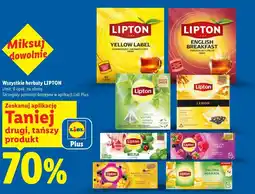 Lidl Wszystkie herbaty LIPTON oferta