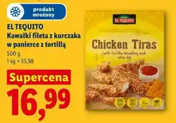 Lidl EL TEQUITO Kawałki fileta z kurczaka w panierce z tortillą oferta