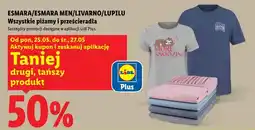Lidl Wszystkie piżamy i prześcieradła ESMARA/ESMARA MEN/LIVARNO/LUPILU oferta