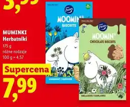 Lidl MUMINKI Herbatniki oferta