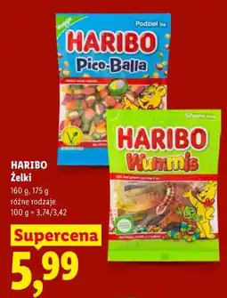 Lidl HARIBO Żelki 160 g, 175 g różne rodzaje oferta