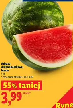 Lidl Arbuzy drobnopestkowe, luzem oferta