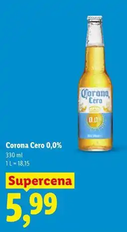 Lidl Corona Cero 0,0% oferta