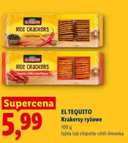 Lidl EL TEQUITO Krakersy ryżowe oferta