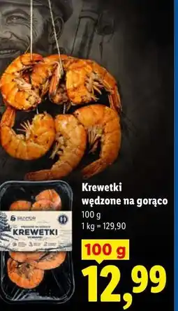 Lidl Krewetki wędzone na gorąco oferta