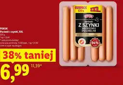 Lidl Parówki z szynki, XXL oferta