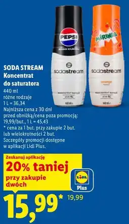 Lidl SODA STREAM Koncentrat do saturatora oferta