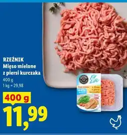 Lidl RZEŹNIK Mięso mielone z piersi kurczaka oferta