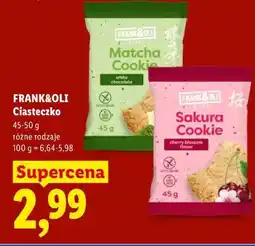 Lidl FRANK&OLI Ciasteczko 45-50 g różne rodzaje oferta