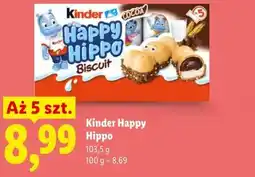 Lidl Kinder Happy Hippo oferta
