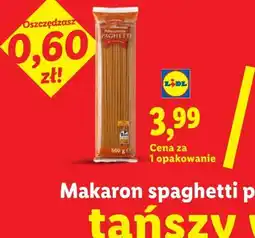 Lidl Makaron spaghetti pełnoziarnisty Combino oferta