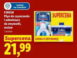 Lidl Płyn do czyszczenia i odświeżacz do zmywarki, zestaw FINISH oferta